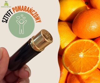 Sztyft aromaterapeutyczny z POMARAŃCZOWYM olejkiem eterycznym