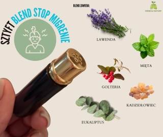 Sztyft aromaterapeutyczny z blendem STOP MIGRENIE